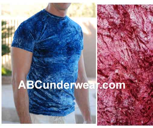 Men's Crushed Velvet Shirt