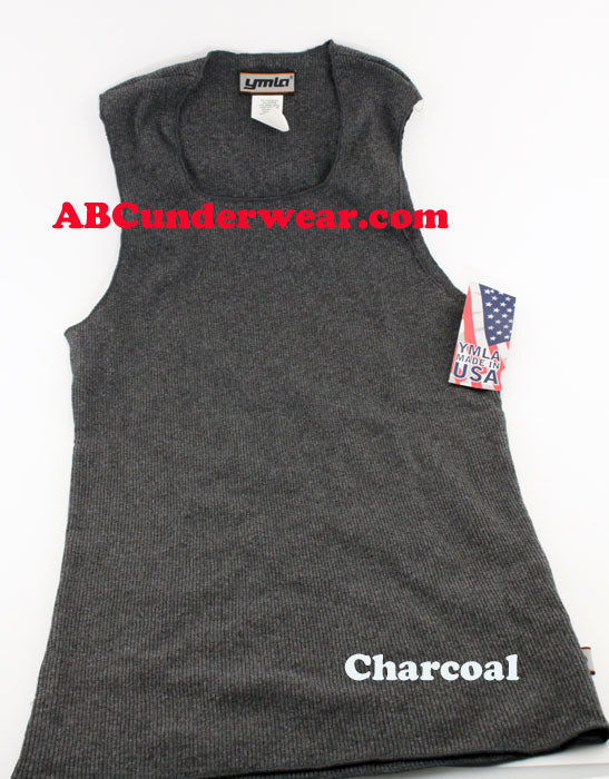 Mens Fashion Ribbed YMLA Tank Top