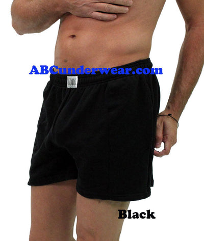 Mens Fleece Gym Short - Original Shorter Version by LOBBO - Closeout-LOBBO-ABC Underwear