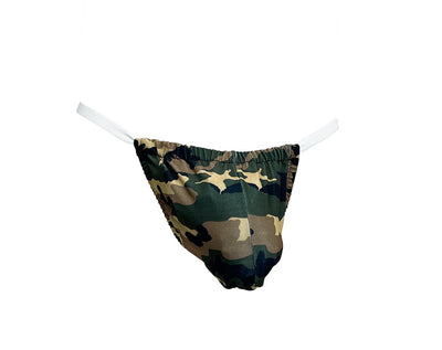 Men's Forest Ambush Sheer G-String - A Captivating Addition to Your Intimate Apparel Collection - BLOWOUT SALE!