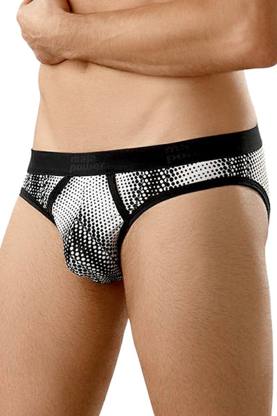 Mens Geometric Dot Backless Jock Brief Underwear- Closeout-Male Power-ABC Underwear