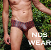 Mens Hot Shimmer Red Night Short - Clearance-Nds Wear-ABC Underwear