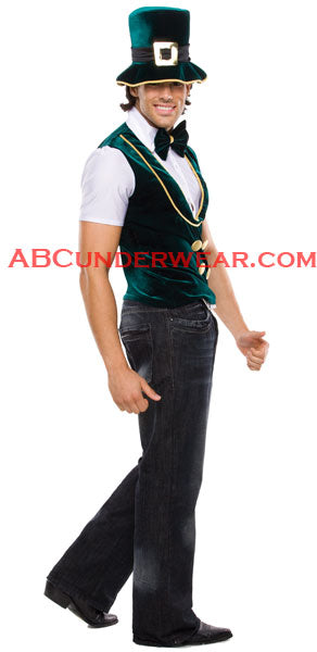 Mens Leprechaun Lad Costume -Closeout
