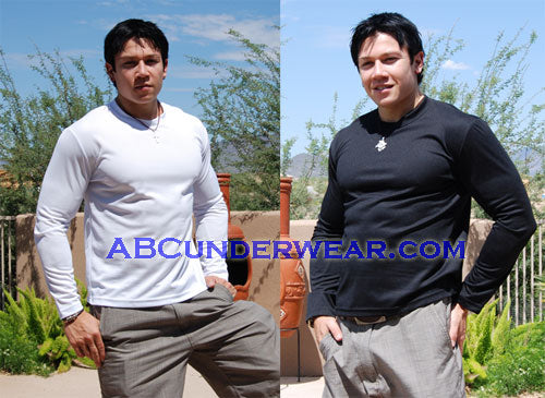 Mens Long Sleeve Crew Shirt - Closeout