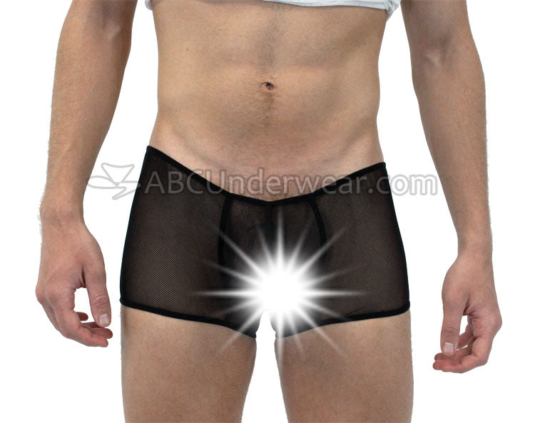 Mens Neo Sexy Mesh Trunk See-thru Underwear - Closeout - ABC Underwear