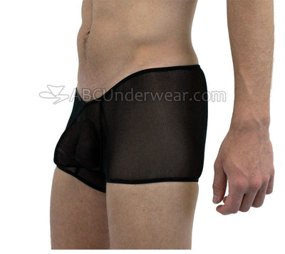 Mens Neo Sexy Mesh Trunk See-thru Underwear - Closeout-NEPTIO-ABC Underwear