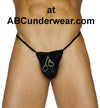Mens Novelty Thumbcuffs G-String - Closeout-Male Power-ABC Underwear