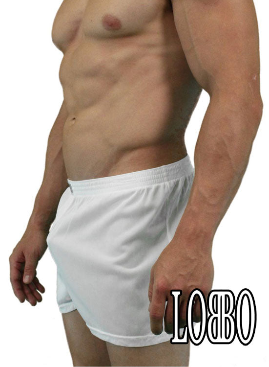 Mens Nylon Tricot Boxer Underwear Short - Clearance