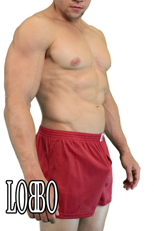 Mens Nylon Tricot Boxer Underwear Short - Clearance