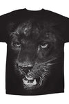 Mens On The Hunt - Big Cat Print T-Shirt-Hanes-ABC Underwear