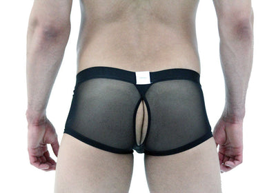 Mens Open Back Sheer Trunk Underwear - BLOWOUT SALE!