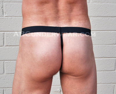 Men's Open Suspensory Thong: A Stylish G-String with a Convenient Front Opening - BLOWOUT SALE