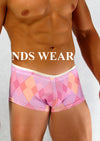 Men's Pink Diamond Short - BLOWOUT SALE!