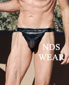 Mens Pleather and Net Sheer Jockstrap - Closeout-NDS Wear-ABC Underwear
