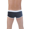 Mens Retro Runner Trunk Underwear - Black-NEPTIO-ABC Underwear