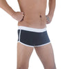 Mens Retro Runner Trunk Underwear - Black - BLOWOUT SALE!