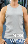 Men's Ribbed Tank Top - Clearance-nds wear-ABC Underwear