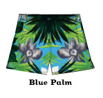 Mens Sauvage Blue Palms Swimshort- Closeout
