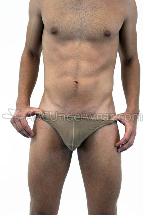 Men's Sheer Flesh Tone Thong for the Fashion-forward Individual