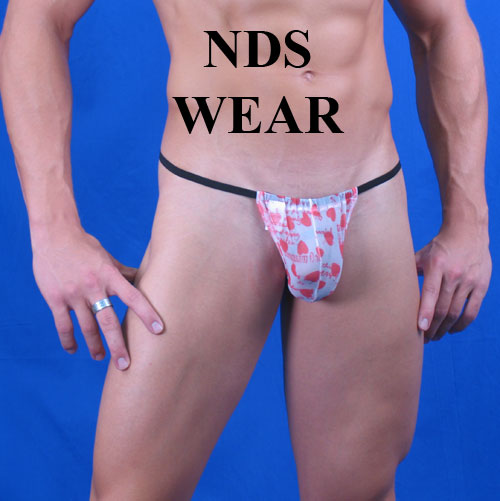 Men's Sheer Hearts G-String