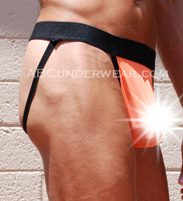 Mens Sheer Neon Jockstrap - Closeout