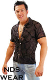 Men's Sheer Snap Front Eclipse Shirt by NDS Wear-NDS WEAR-ABC Underwear