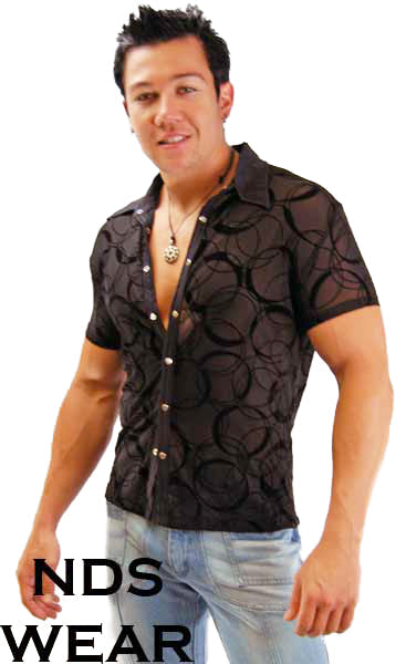 Men's Sheer Snap Front Eclipse Shirt by NDS Wear - BLOWOUT SALE!