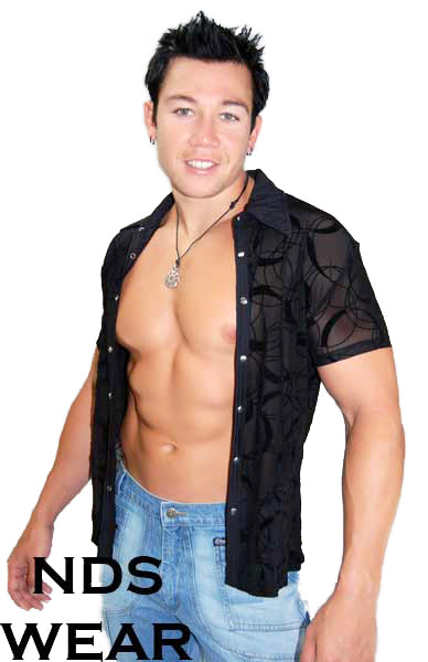 Men's Sheer Snap Front Eclipse Shirt by NDS Wear - BLOWOUT SALE!