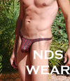 Men's Shimmering Red Night Thong - A Stylish Addition to Your Intimate Collection -BLOWOUT SALE!