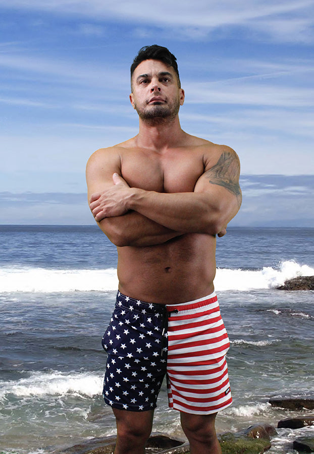 Mens Swim Trunk Lined Shorts with Pockets By Neptio