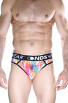 Men's Thong with Paintbrush Stroke Design by NDS Wear®-NDS Wear-ABC Underwear