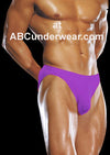Men's Underwear Silk Bikini Closeout - Small Purple-Magic Silk-ABC Underwear