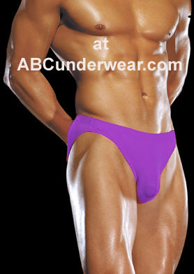 Men's Underwear Silk Bikini Closeout - Small Purple