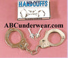 Metal Handcuffs-franco american-ABC Underwear