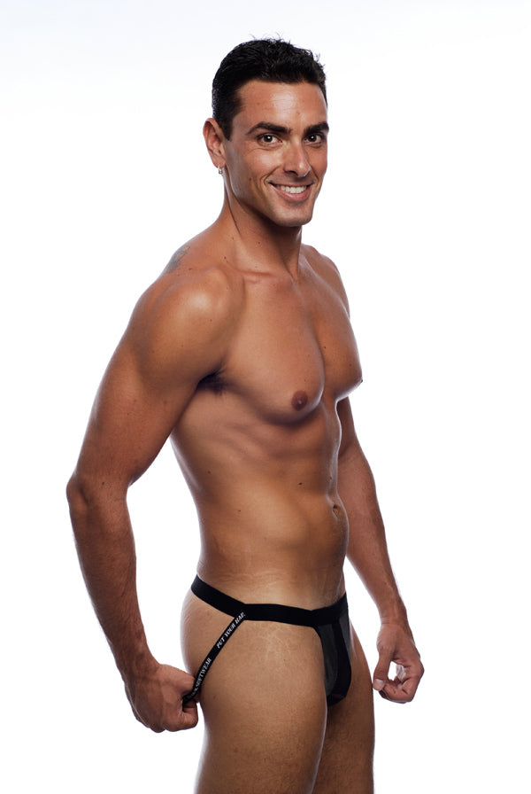 Metallic Mesh Jock
