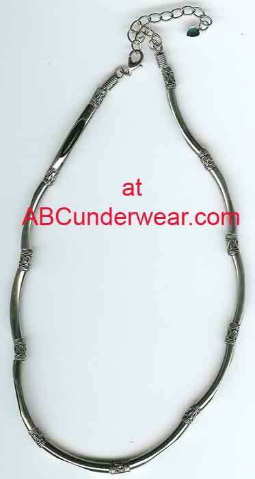 Metallic Rubber Necklace-ABC Underwear-ABC Underwear