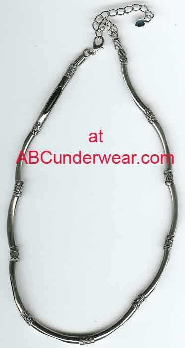 Metallic Rubber Necklace