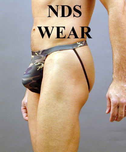 Microfiber Camouflage Jock Strap - Small