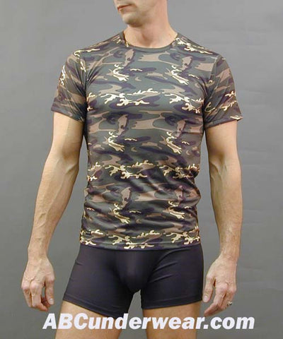 Microfiber Camouflage T-Shirt-nds wear-ABC Underwear