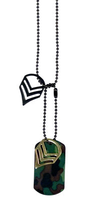 Military Staff Sargent Necklace