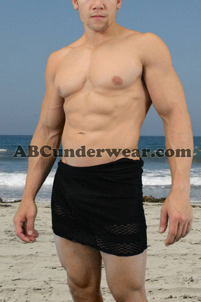 Mini Black Eclipse Sarong-ABCunderwear.com-ABC Underwear