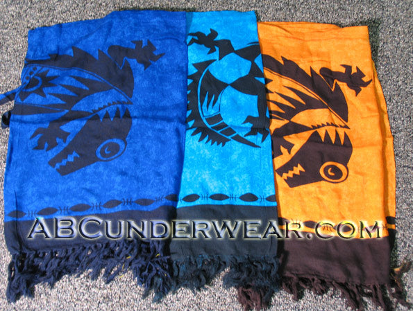 Mini Lizard Sarong - Resort Wear