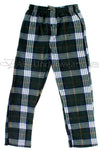 Mountain Cabin Plaid Fleece Pajama Pants - Evergreen-abcunderwear-ABC Underwear