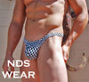 NDS Illusion Checker Men's Thong - A Stylish and Contemporary Addition to Your Wardrobe - BLOWOUT