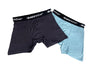 NDS Wear Bamboo Boxer Brief Underwear for Men 2 Pack Blue-Black-NDS Wear-ABC Underwear