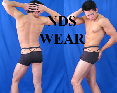 NDS Wear Black String Biker Short - BLOWOUT SALE!