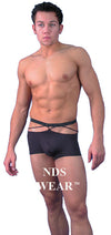 NDS Wear Black String Biker Short-nds wear-ABC Underwear