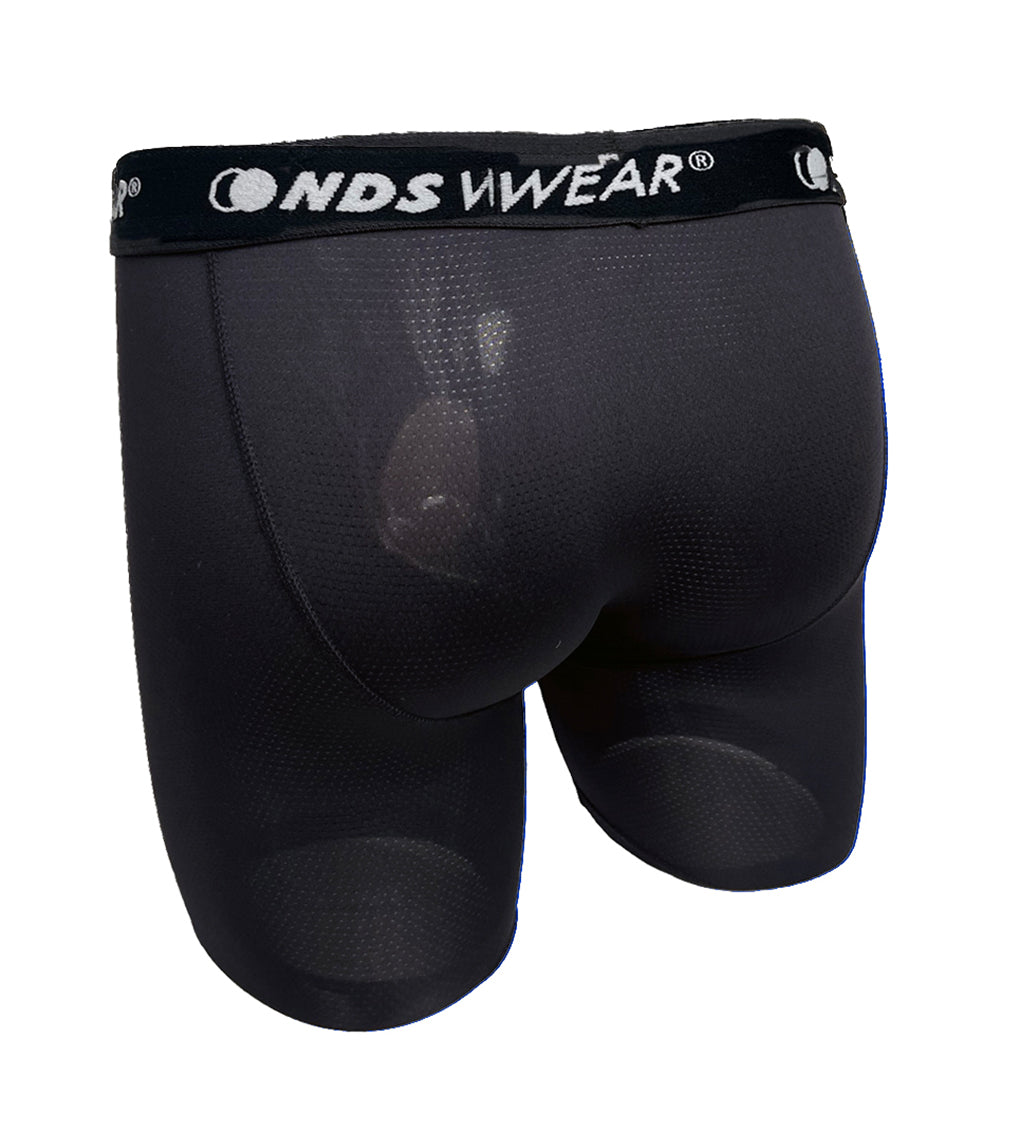 NDS Wear Boxer Brief for Men Sport Mesh Fly Front Underwear 2 Pack