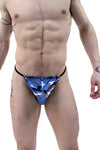 NDS Wear Fashionable Blue-Camo G-String for Men - BLOWOUT SALE!