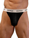 NDS Wear Men's Cotton Mesh Brazilian Thong in Black: A Stylish and Comfortable Choice for the Modern Gentleman-BLOWOUT